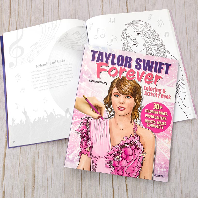 Taylor Swift Forever Coloring and Activity Book - Quizzes Puzzles Photos