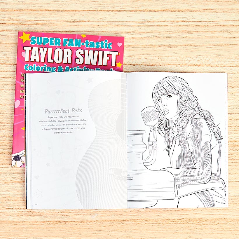 Taylor Swift Coloring and Activity Book