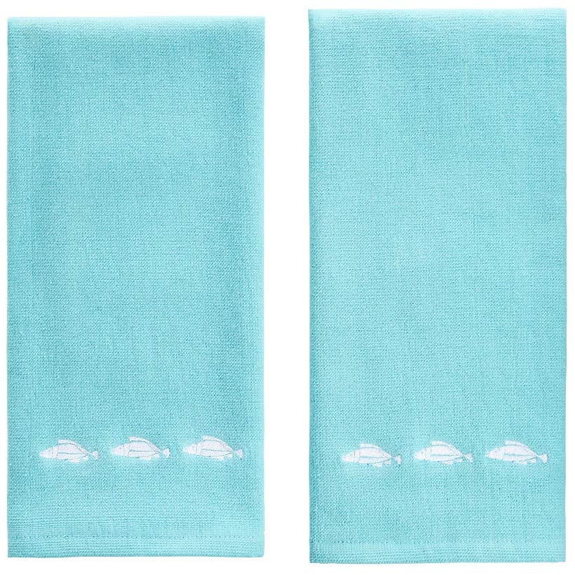 Tisa Fish Shower Curtain, Bath Rug, Hand Towels, Valance, or Hooks