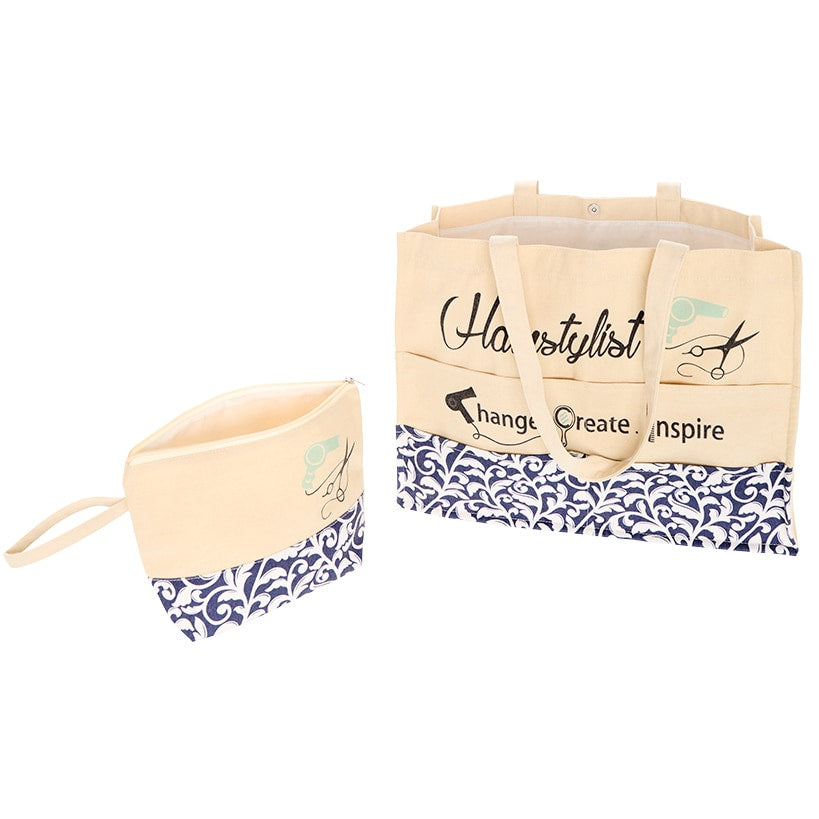 Nurse, Hair Stylist, Teacher Occupational Tote Bag and Pouch#select-tote_hair-stylist
