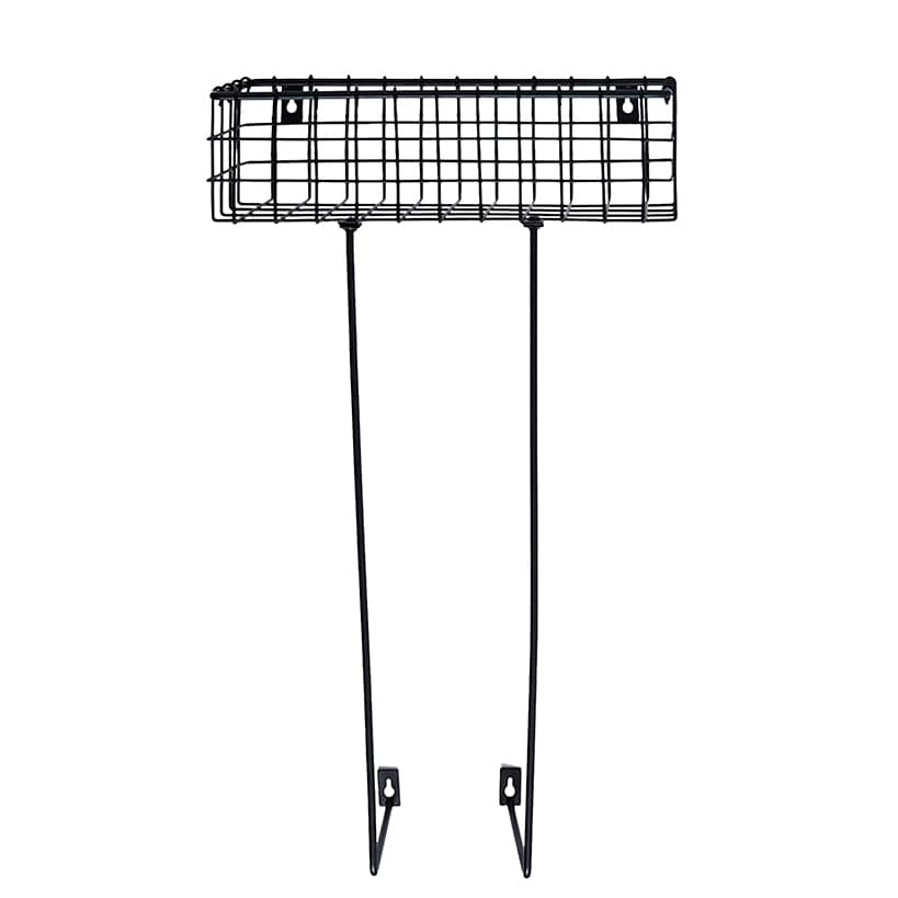 Bathroom Toilet Paper Holder or Towel Holder with Storage Shelf