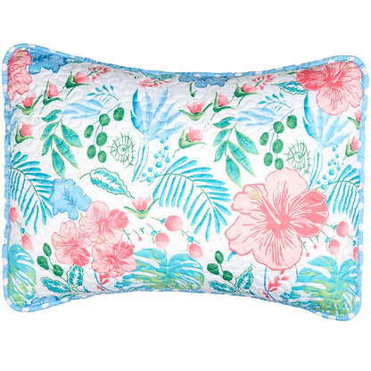 Tropical Garden Full/Queen or King Quilt, Sham, Decorative Pillow