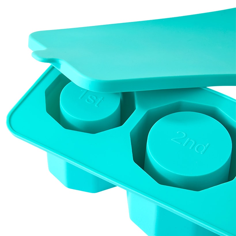Silicone Cylinder Ice Cube Tray for Tumblers