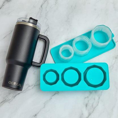 Silicone Cylinder Ice Cube Tray for Tumblers