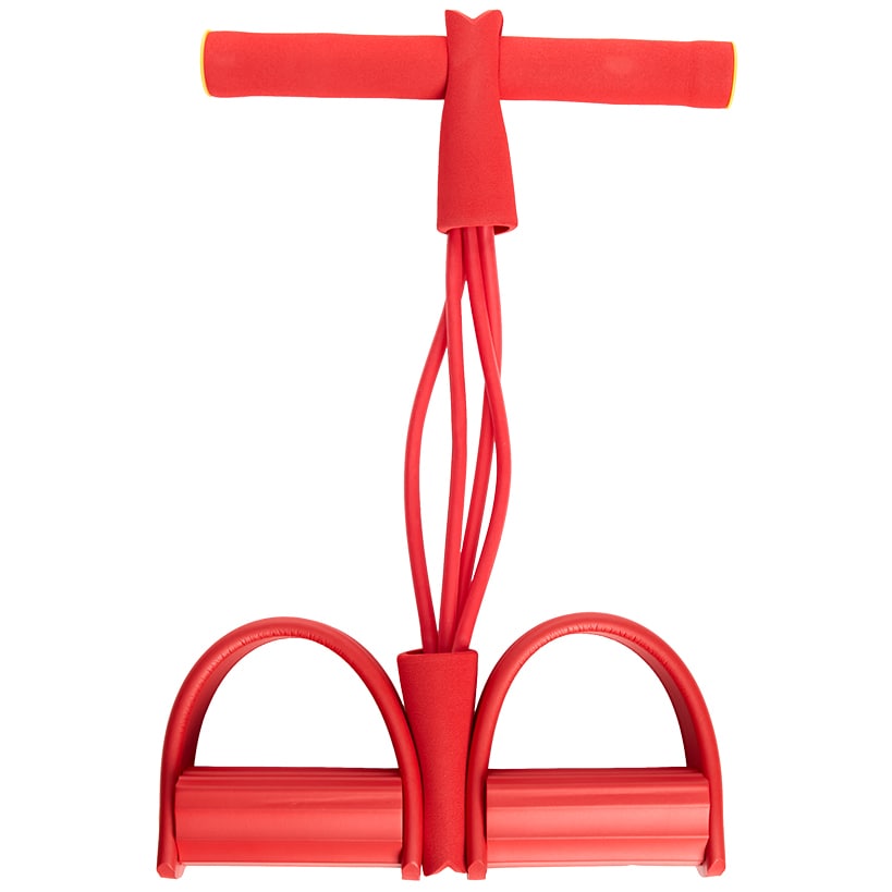 Tummy Exerciser with 4 Bands - Red