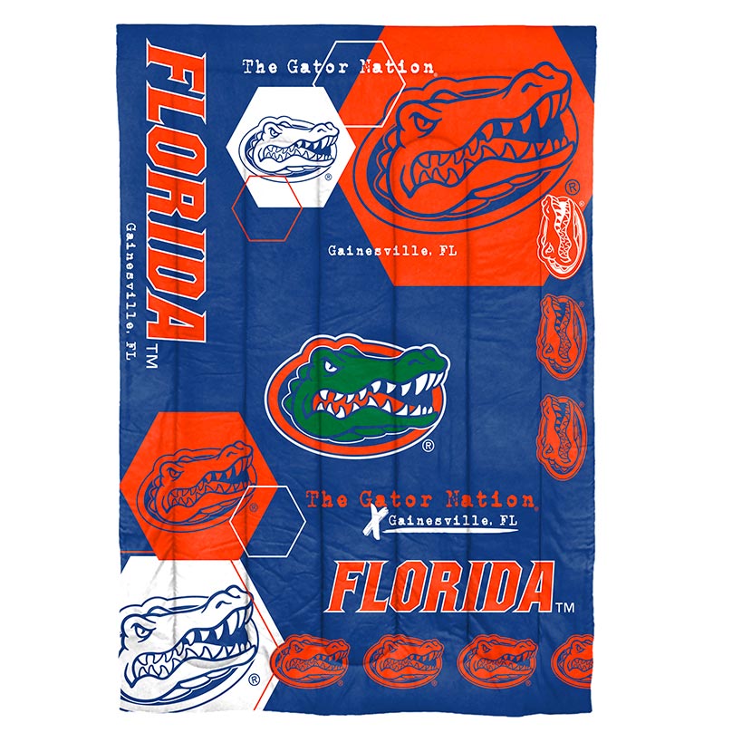 NCAA Hexagon Comforter Set
