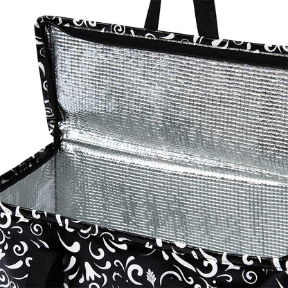 Two Lumps of Sugar Insulated Shopping Bag Foldable Reusable Cooler Tote
