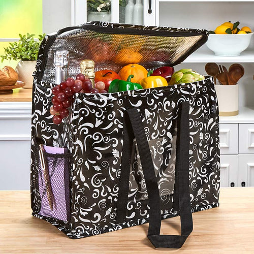 Two Lumps of Sugar Insulated Shopping Bag Foldable Reusable Cooler Tote ...