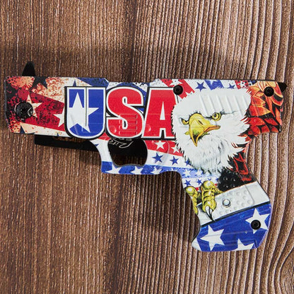 USA Eagle Gun Liner Lock Knife