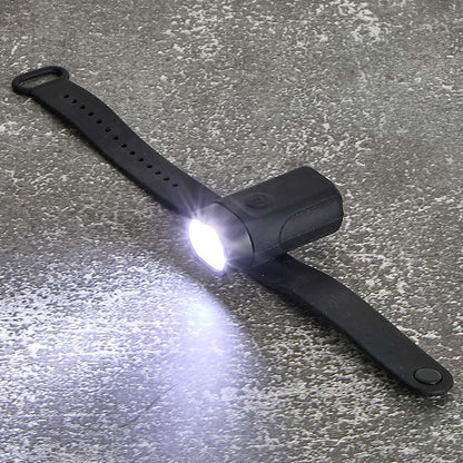 USB Rechargeable Waterproof Wristband Flashlight 2 LEDS 200 Lumens