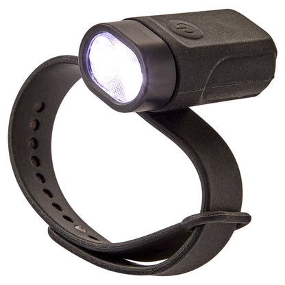 USB Rechargeable Waterproof Wristband Flashlight 2 LEDS 200 Lumens