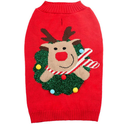 Ugly Christmas Dog Sweater