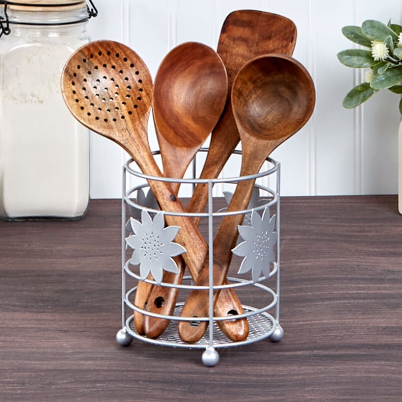 Sunflower Kitchen Décor - Dishrack, Utensil Holder, Paper Towel Holder#select-item_utensil-holder