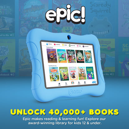 Contixo V9 Kids HD 7" Tablet - Epic & Lingo Kids, 15 Educational Apps & Kickstand Included
