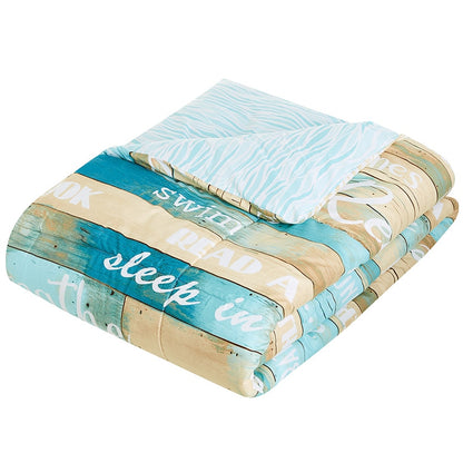 Vacation Rules Queen or King Complete Comforter Set
