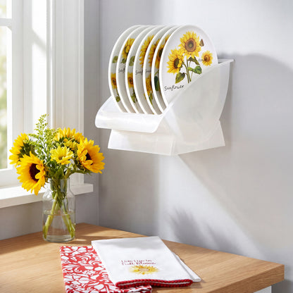 Vertical Salad Plate Rack