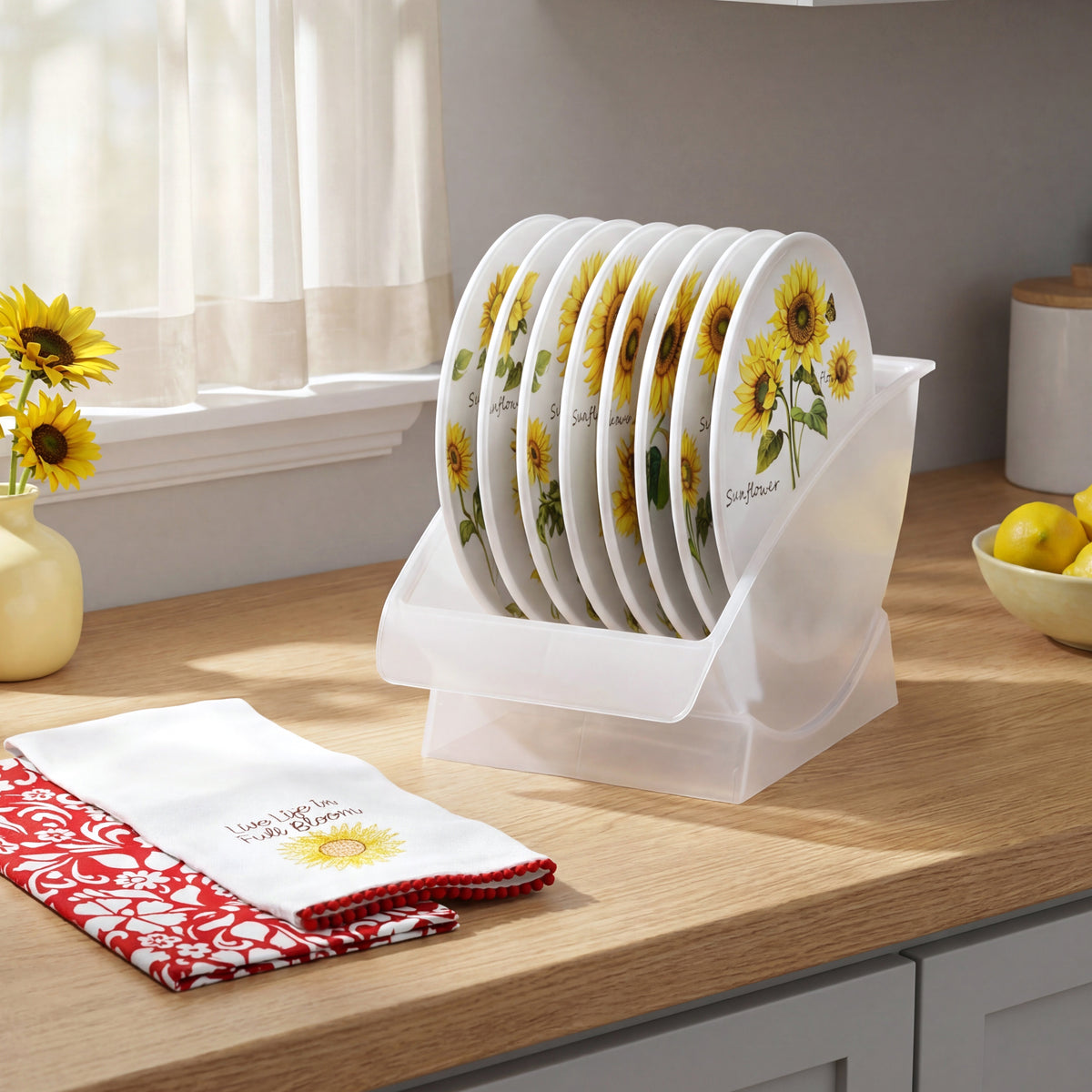 Salad Tree Rack Vertical Salad Plate Rack | The Lakeside Collection