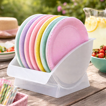 Vertical Salad Plate Rack