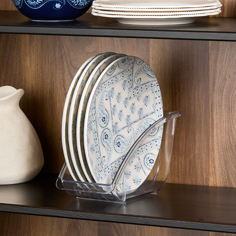 Kitchen Storage Clear Cabinet Organizers - Plate, Bowl, or Shelf#select-item_verticle-plate-holder