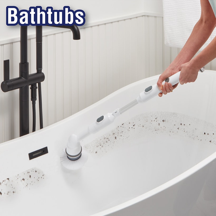 Voom™ Spin Scrubber Cordless Powerful With Heavy Duty All Purpose Brushes