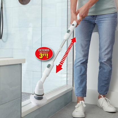Voom™ Spin Scrubber Cordless Powerful With Heavy Duty All Purpose Brushes