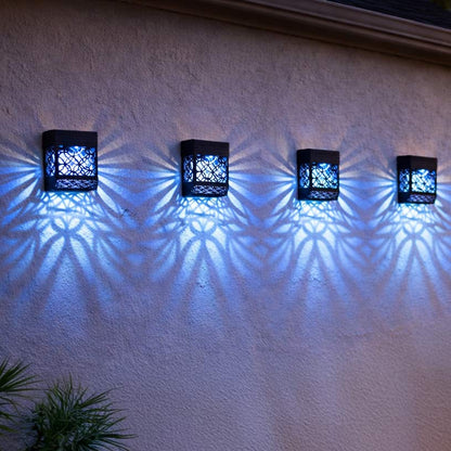 Shadow Cast Wall-Mounted Solar Lights-Set of 2