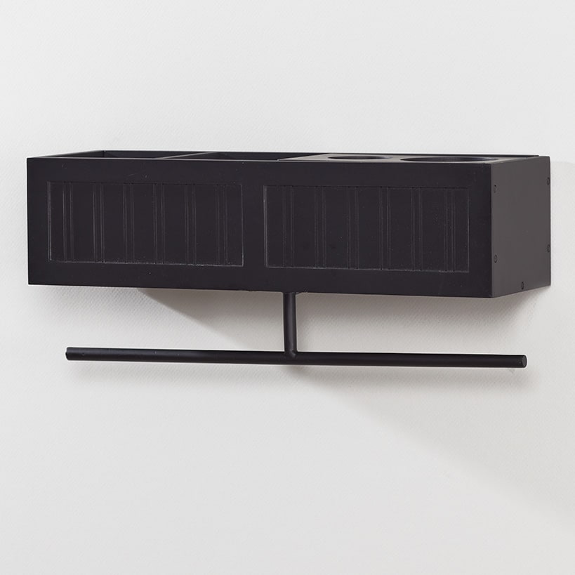 Beauty Wall Shelf with Towel Bar