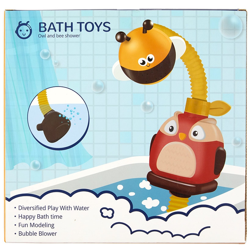 Water Pump Bath Toy-Bee and Owl