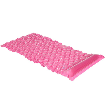 Inflatable Floating Wave Mat Pool Lake Beach For Adults Pink Blue