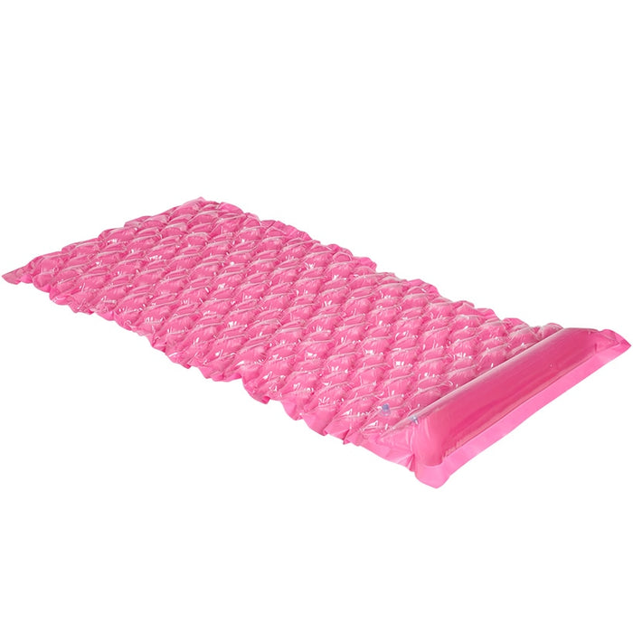 Inflatable Floating Wave Mat Pool Lake Beach For Adults Pink Blue | The ...