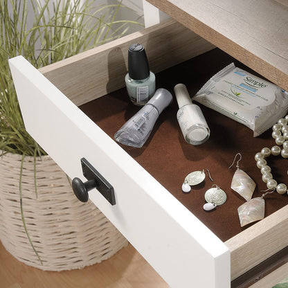 Cottage Road ® Collection White Bedroom Vanity with Mirror