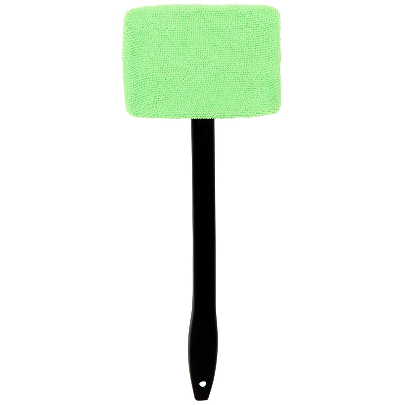 Windshield Cleaning Tool Wand With Microfiber Pad Ergonomic Handle