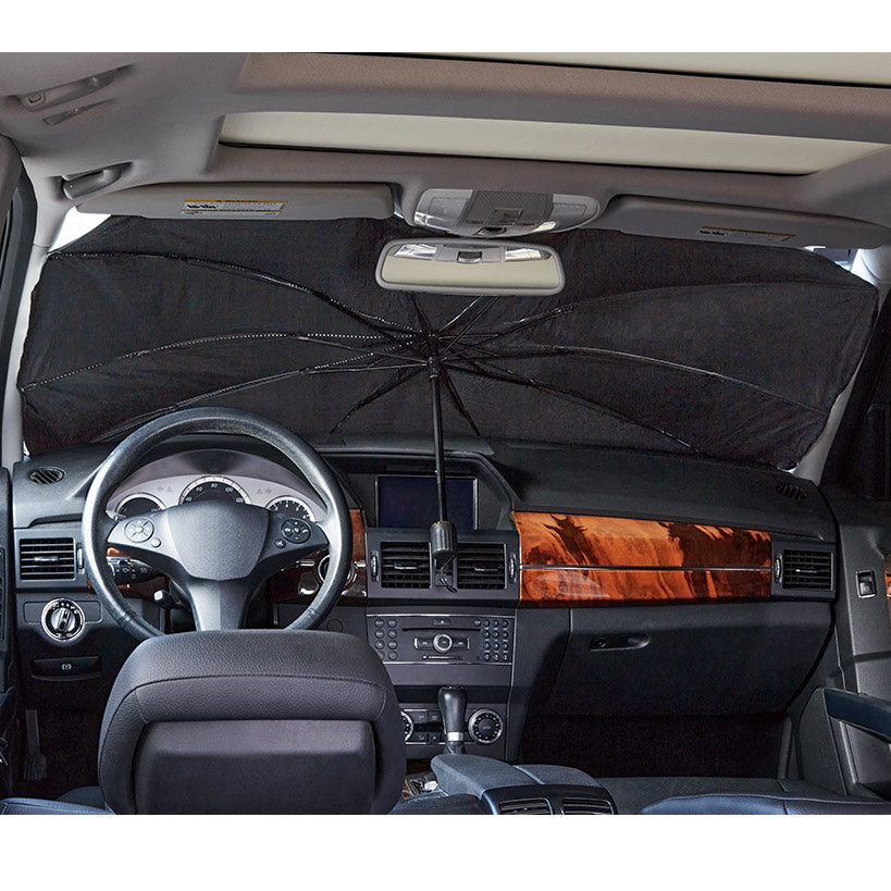 Windshield Umbrella Buddy-Sun Shield with Reflective Surface