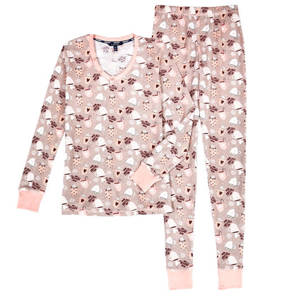 Women's Isotoner Waffle Knit Thermal Sets