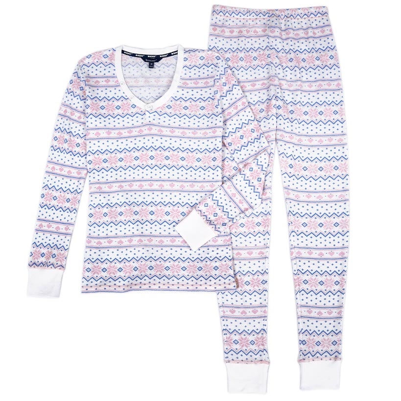 Women's Isotoner Waffle Knit Thermal Sets