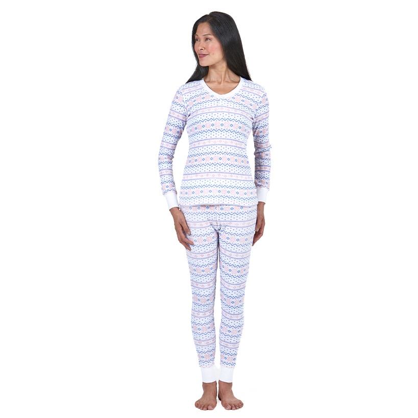 Women's Isotoner Waffle Knit Thermal Sets