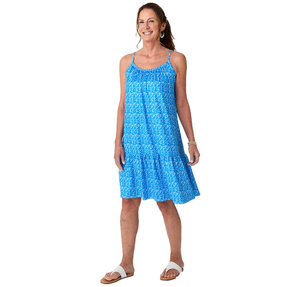 LTD Commodities Women's Loose Dress with Spaghetti Straps in Pink