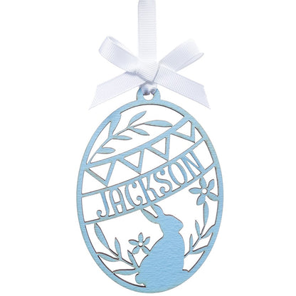 Personalized Painted Wood Easter Egg