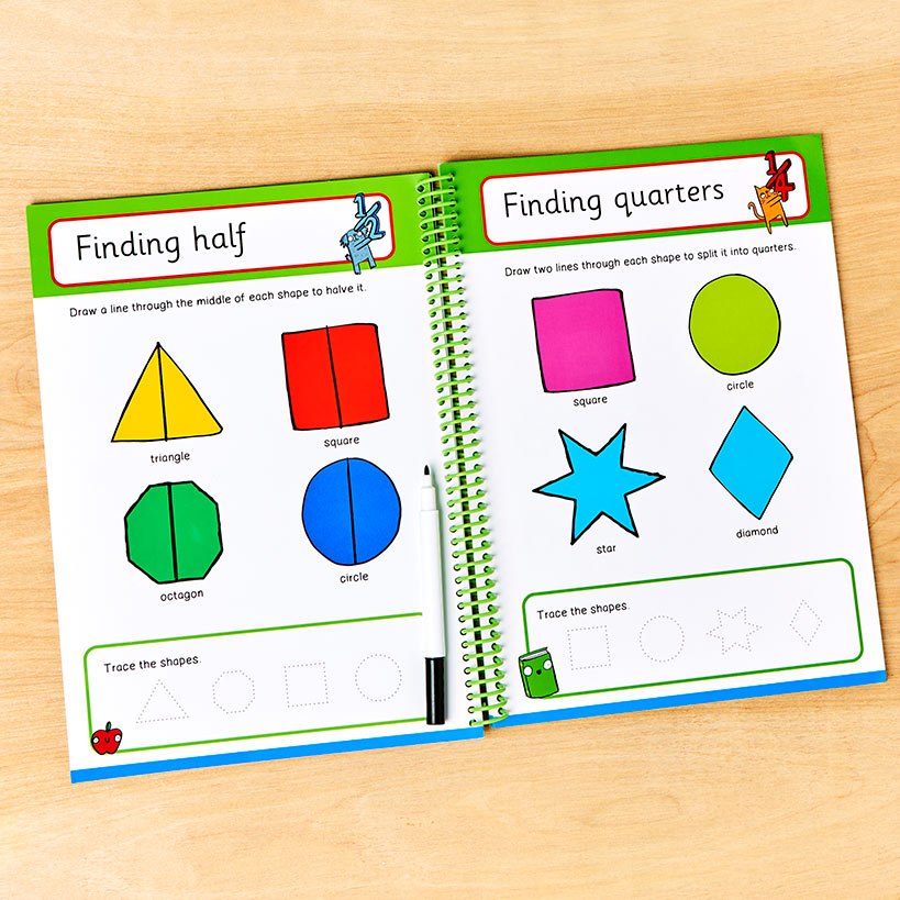 My First Wipe And Clean Workbook With Pen ABC 123 Math Or English#select-book_early-math