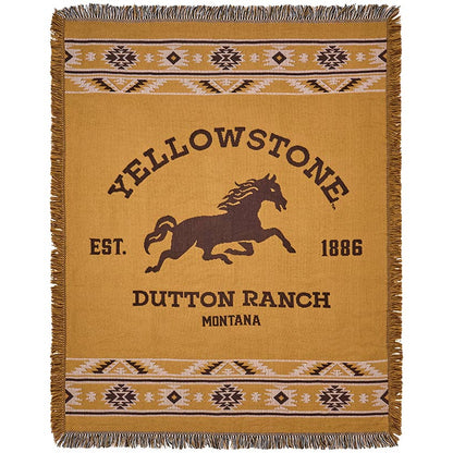 Yellowstone Woven Jacquard Throw 46" x 60"