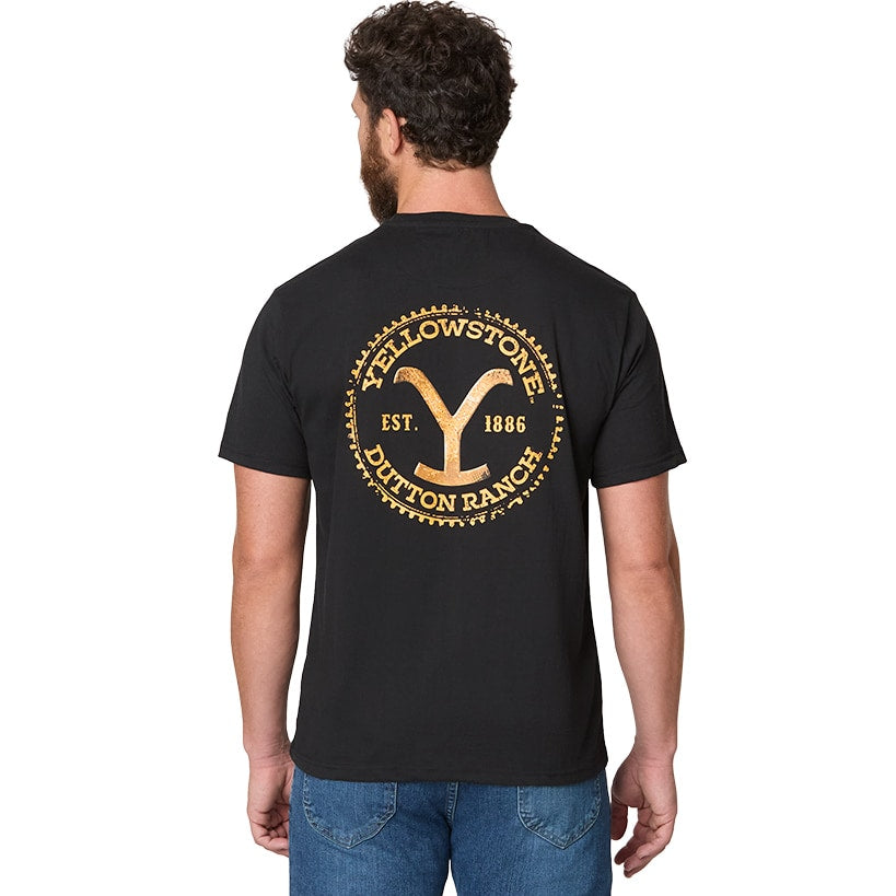 Yellowstone Short-Sleeve Shirt with Pocket