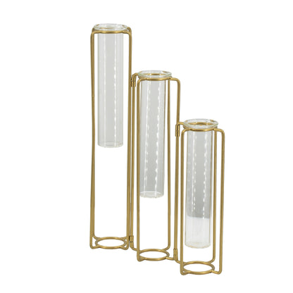 8.5x2.8x15.3 Oversized Pedestal Beaker Vase - image 2
