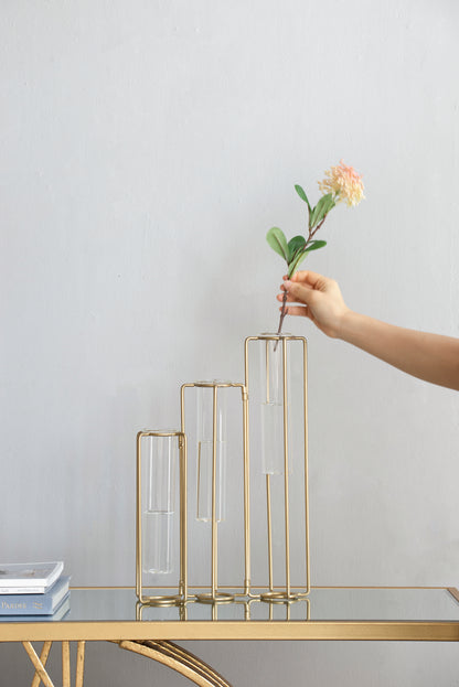 8.5x2.8x15.3 Oversized Pedestal Beaker Vase - image 7