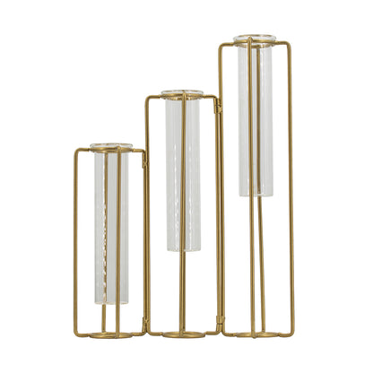 8.5x2.8x15.3 Oversized Pedestal Beaker Vase - image 3