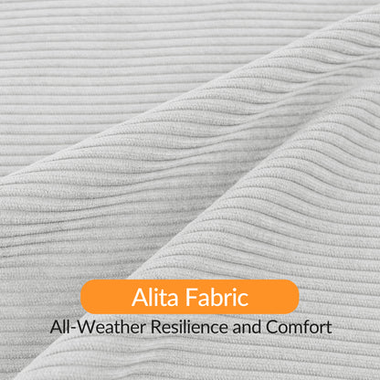 UV Resistant Indoor/Outdoor Chair Cushion - Waterproof Rocking & Adirondack Seat Pad with Elastic Back + 2 Anti-Slip Ties, Fade-Proof Design - image 15