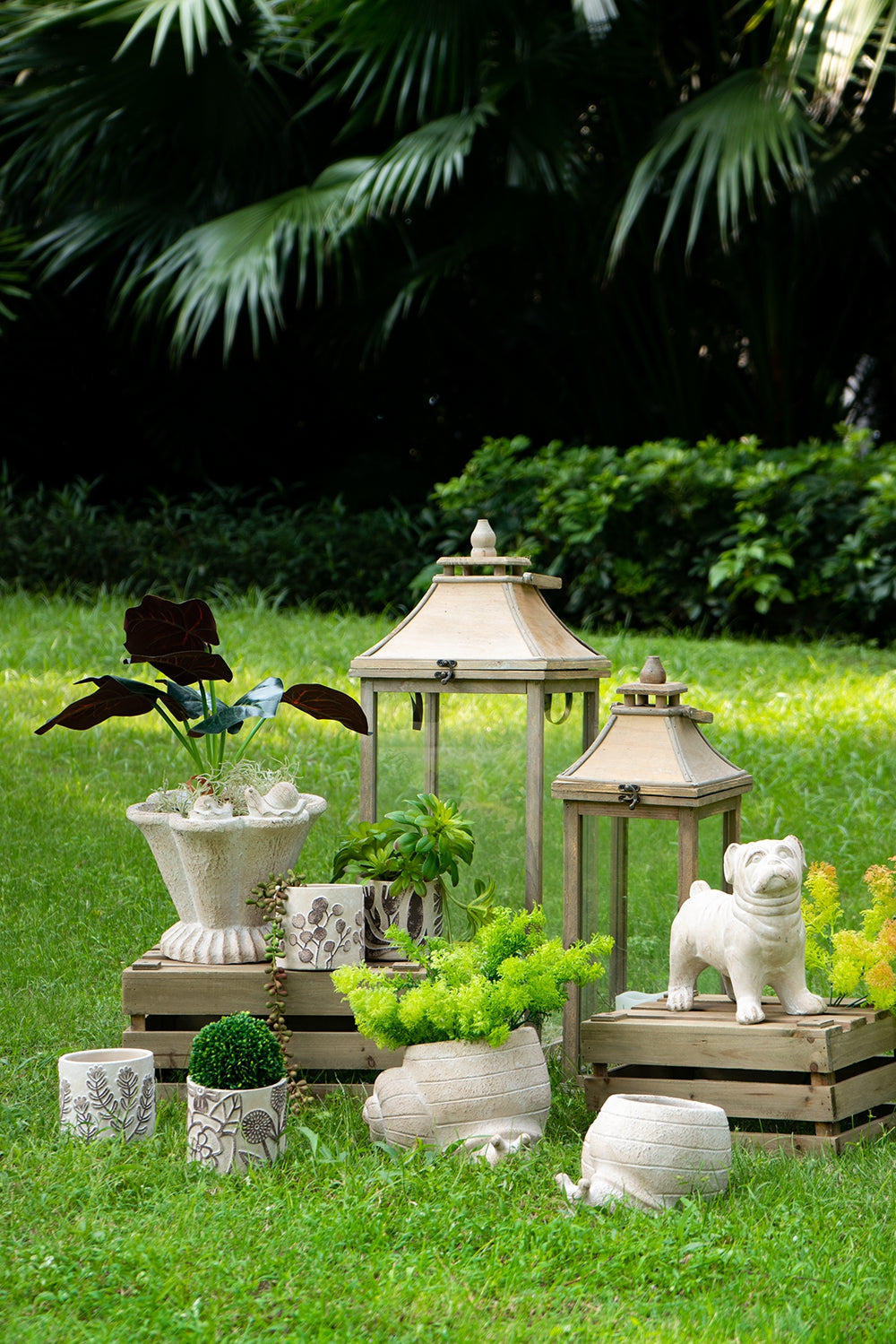 9.5x8.3x6" Decorative Sand and Cement Snail Planter with Textured Beige Finish - image 12
