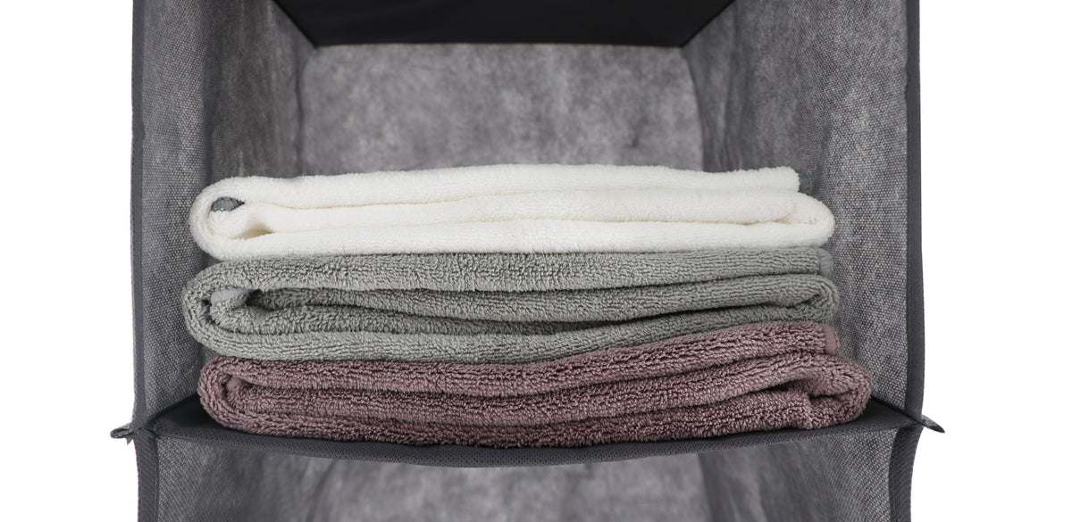 J&V TEXTILES Hanging Closet Organizer, 6-Shelf 10-Shelf Closet Hanging Storage Shelves