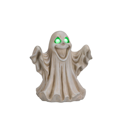 Halloween Ghost Figurine - LED Light Up with Glowing Eyes - image 6