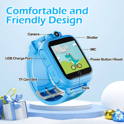Contixo Smart Watch for Kids With Educational Games, HD Touch Screen, Camera, and MP3 Music Player