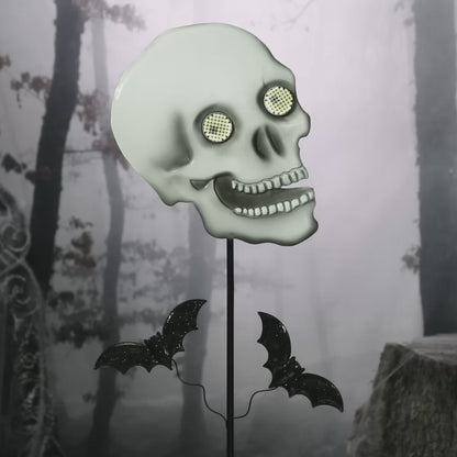 Halloween Stake Animated Jack-O'-Lantern or Skull